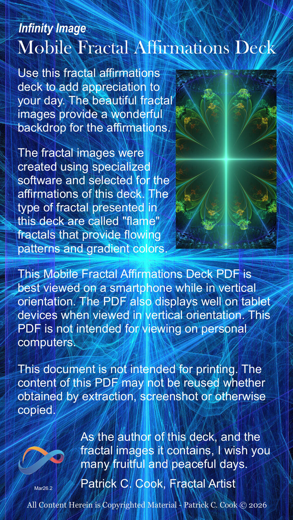 Page 7 of the February issue of Math Art for Mindfulness
